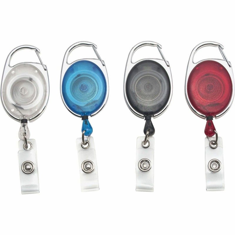 Advantus Retractable Carabiner ID Reels, Assorted Colors, Pack of 20 - Image 4